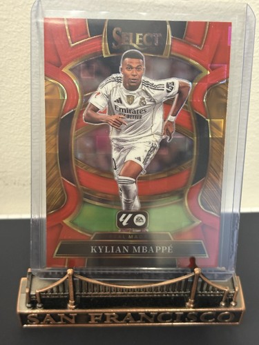 Kylian Mbappé 2025 Panini Select Red Pandora