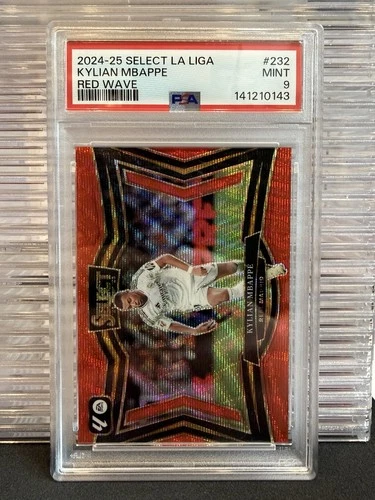 Kylian Mbappé 2024 Panini Select Red Wave /59