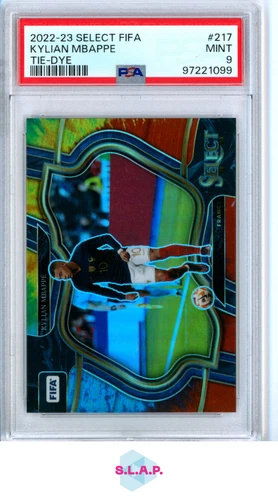 Kylian Mbappé 2022 Panini Select Tie-Dye