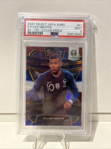 Kylian Mbappé 2020 Panini Select Tri-Color Prizm