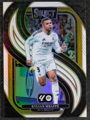 Kylian Mbappé 2024 Panini Select White Prizm /20