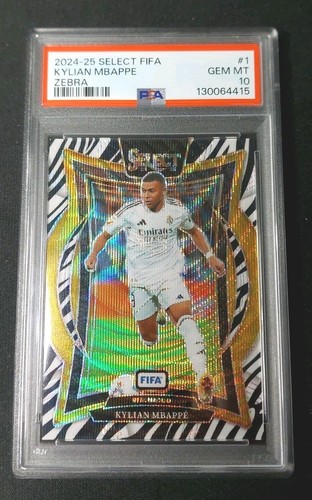 Kylian Mbappé 2024 Panini Seleziona FIFA Zebra Prizm