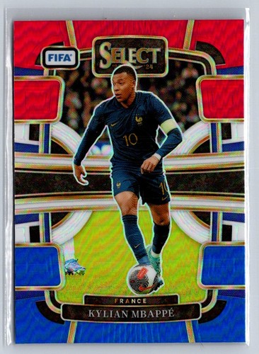 Kylian Mbappé 2023 Panini Selezione Calcio Rosso Bianco Blu Prizm