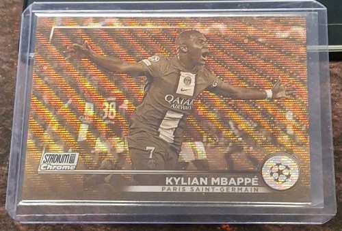 Kylian Mbappe 2022 Topps Stadium Club Chrome Bronze /75