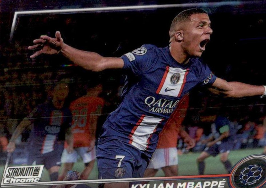 Kylian Mbappé 2022 Topps Stadium Club Chrome UEFA 2
