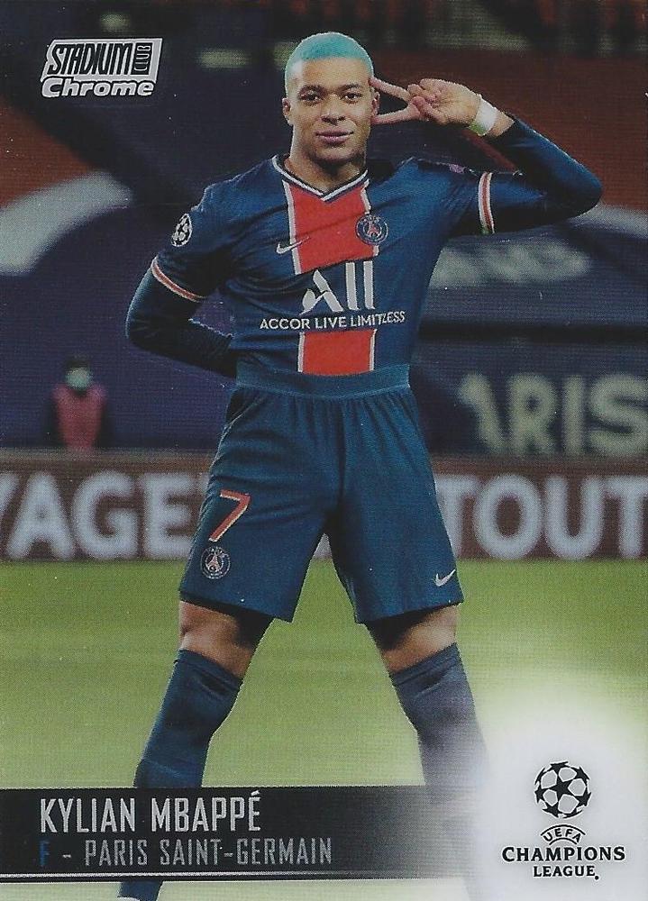 Kylian Mbappé 2020 Topps Stadium Club Chrome UEFA 75