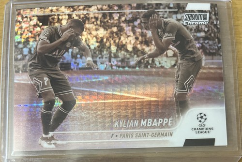 Kylian Mbappé 2021 Topps Stadium Club Cromo UCL Seppia Prisma Rifrattore /75