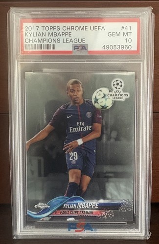 Kylian Mbappé 2017 Topps Cromo UEFA Champions League