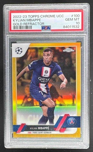 Kylian Mbappé 2022 Topps Cromo UEFA Oro Refractor /50