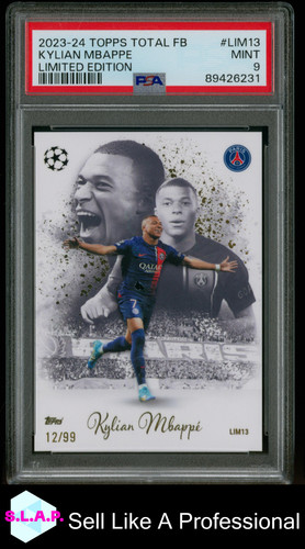 Kylian Mbappé 2023 Topps Total Football /99