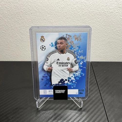 Kylian Mbappé 2024 Topps Total Football Blue /50