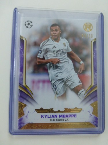 Kylian Mbappé 2024 Topps UCC Reverence Purple /50