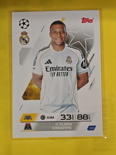 Kylian Mbappé 2025 Topps UEFA Champions League