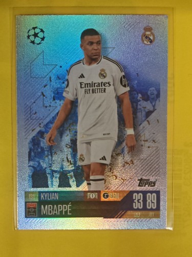 Kylian Mbappé 2024 Topps UEFA Champions League Foil