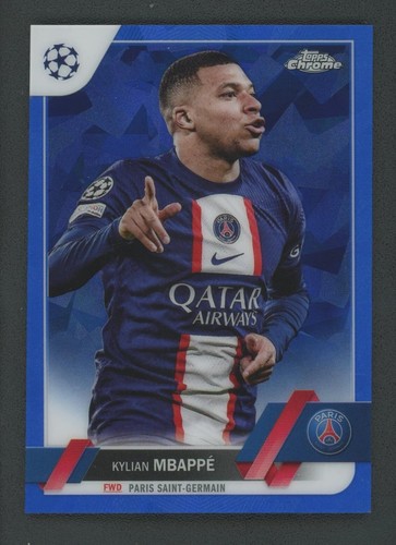 Kylian Mbappé 2023 Topps UEFA Champions League Sapphire Blue