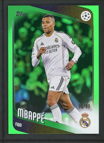 Kylian Mbappé 2026 Topps UEFA Champions League Verde /99