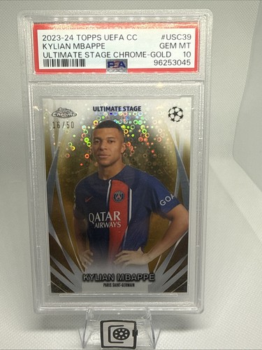 Kylian Mbappé 2023 Topps UEFA Competition Gold /50