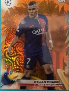 Kylian Mbappe 2023 Topps Carnival /99