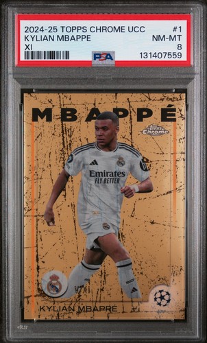 Kylian Mbappe 2024 Topps Chrome 5/11