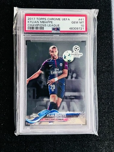 Kylian Mbappe 2017 Topps Chrome
