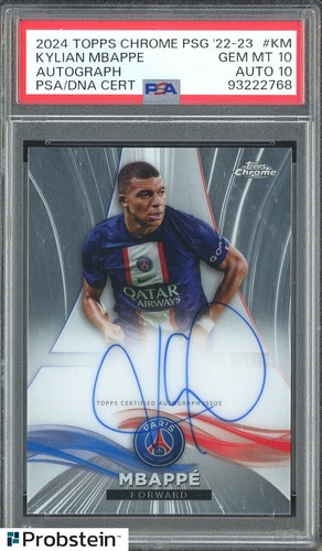 Kylian Mbappe 2024 Topps Chrome