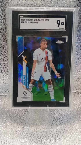 Kylian Mbappe 2019 Topps Chrome Blue Sapphire