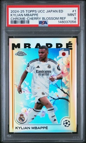 Kylian Mbappe 2024 Topps Chrome Cherry Blossom