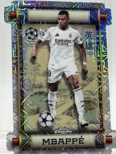 Kylian Mbappe 2025 Topps Chrome HR-1
