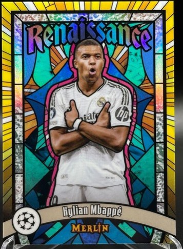 Kylian Mbappe 2024 Topps Chrome Merlin