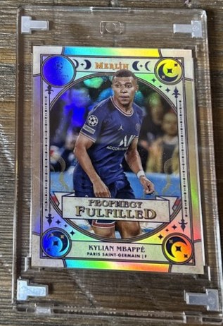Kylian Mbappe 2021 Topps Chrome Merlin