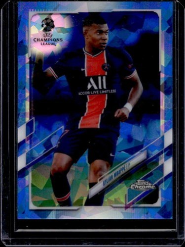 Kylian Mbappe 2020 Topps Chrome Sapphire