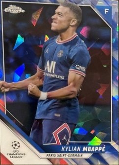 Kylian Mbappe 2021 Topps Chrome Sapphire Edition