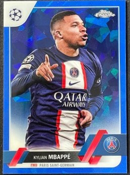 Kylian Mbappe 2022 Topps Chrome Sapphire Edition