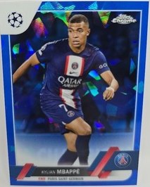 Kylian Mbappe 2023 Topps Chrome Sapphire Edition