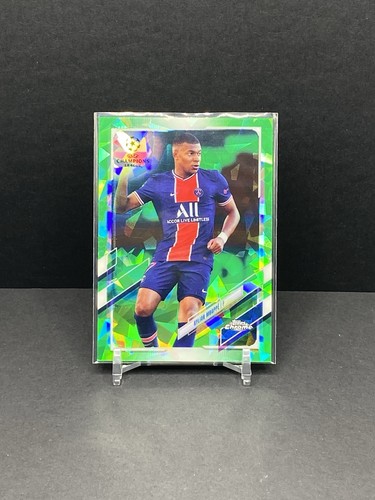 Kylian Mbappe 2020 Topps Chrome Sapphire Sapphire Green /75