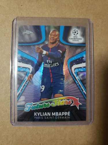 Kylian Mbappe 2017 Topps Chrome UCL