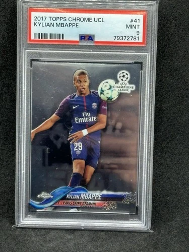 Kylian Mbappe 2017 Topps Chrome UEFA #41