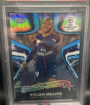 Kylian Mbappe 2017 Topps Chrome UEFA Champions League