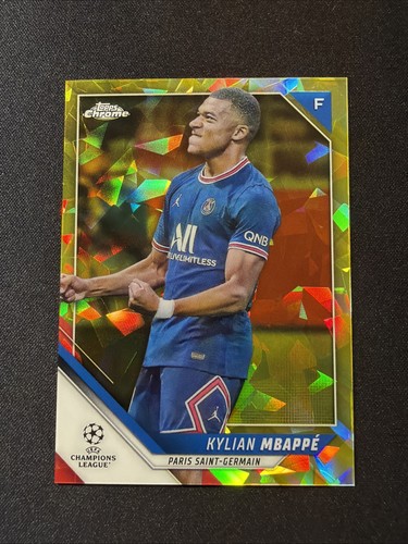 Kylian Mbappe 2021 Topps Cromo Zafiro Oro /99