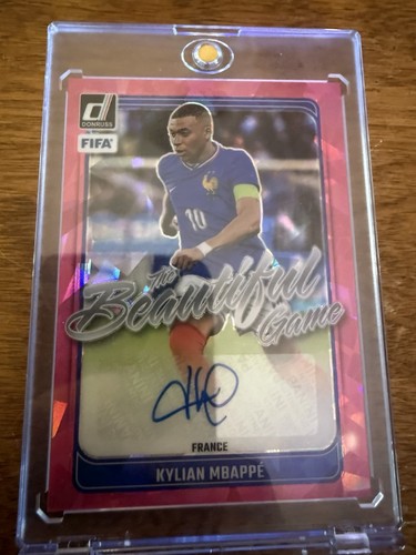 Kylian Mbappe 2024 Panini Donruss FIFA Pink Ice