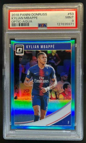 Kylian Mbappe 2018 Panini Donruss Optic Aqua /149