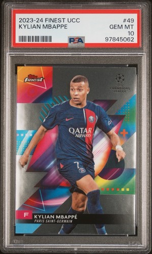 Kylian Mbappe 2023 Topps Finest