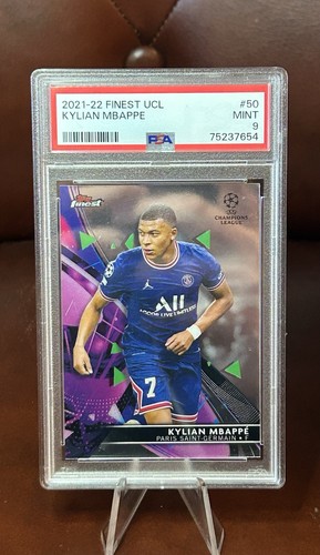 Kylian Mbappe 2021 Topps Finest