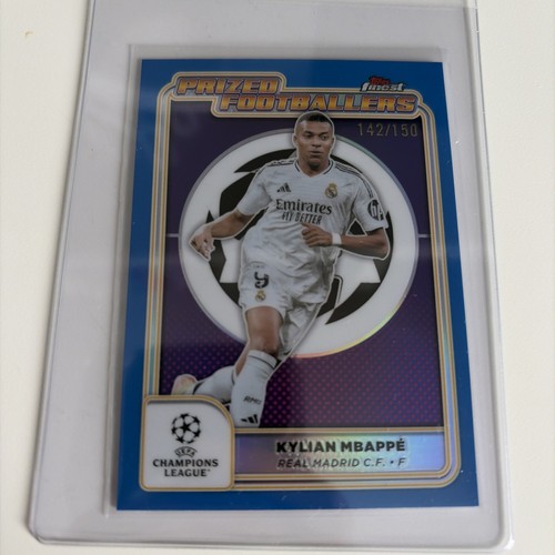 Kylian Mbappe 2024 Topps Finest Blue /150