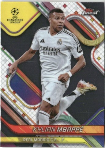 Kylian Mbappe 2025 Topps Finest UEFA Champions League