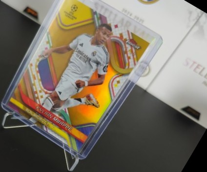 Kylian Mbappe 2024 Topps Finest Gold Refractor /50
