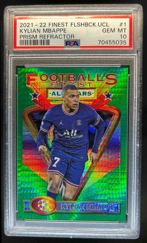 Kylian Mbappe 2021 Topps Finest Prisma Rifrattore /35