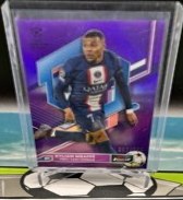 Kylian Mbappe 2023 Topps Finest Purple /299