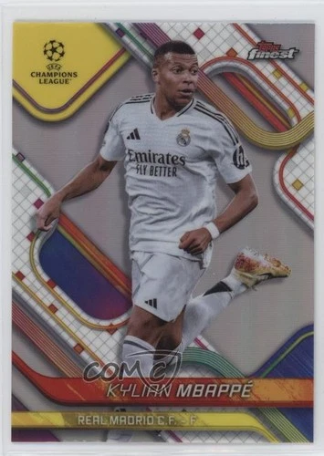 Kylian Mbappe 2024 Topps Finest Refractor