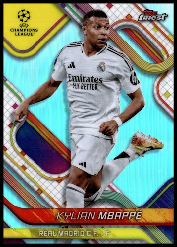 Kylian Mbappe 2024 Topps Finest Refractor